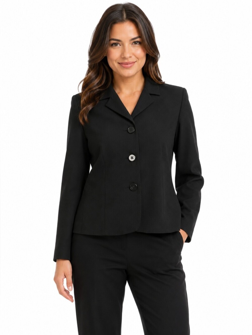 Karen Scott Womens Blazer